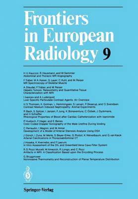 bokomslag Frontiers in European Radiology