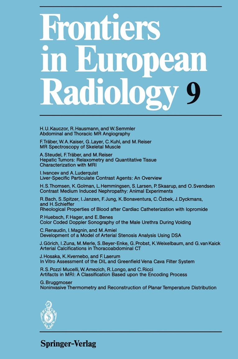 A. L. Baert, F. H. W. Heuck, A. L. Baert, F. H. W. Heuck - Frontiers in European Radiology, Häftad