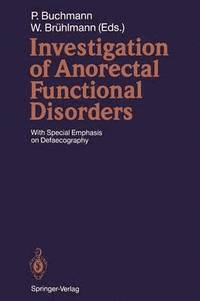 bokomslag Investigation of Anorectal Functional Disorders