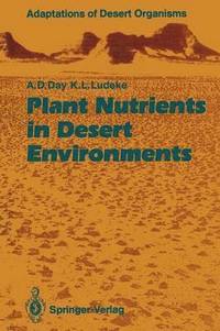 bokomslag Plant Nutrients in Desert Environments