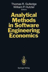 bokomslag Analytical Methods in Software Engineering Economics