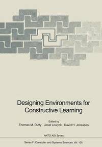 bokomslag Designing Environments for Constructive Learning