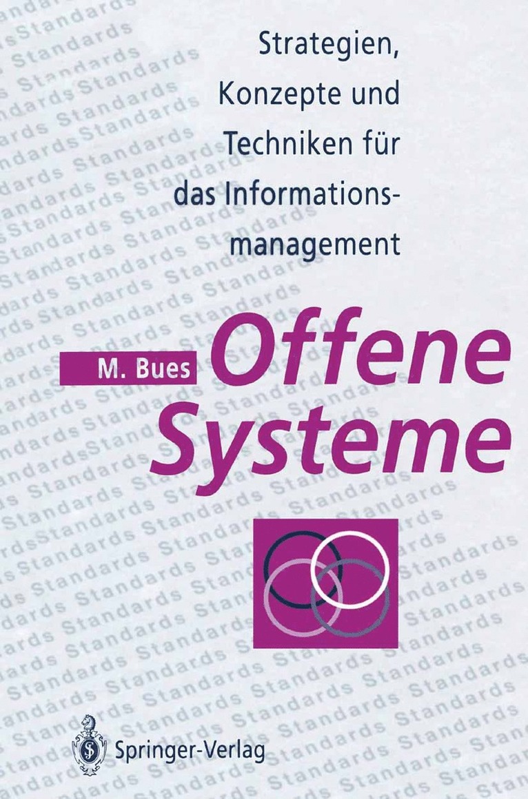 Manfred Bues - Offene Systeme, Häftad