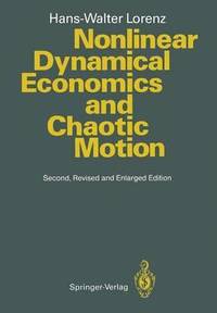 bokomslag Nonlinear Dynamical Economics and Chaotic Motion