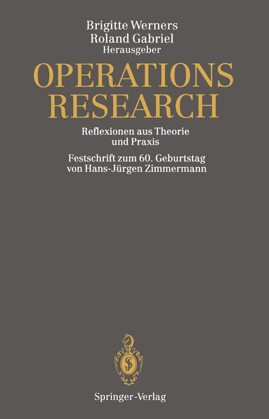 Brigitte Werners, Roland Gabriel - Operations Research, Häftad