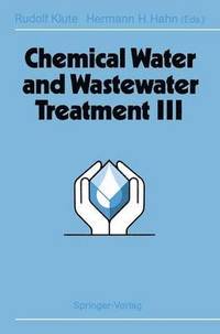 bokomslag Chemical Water and Wastewater Treatment III