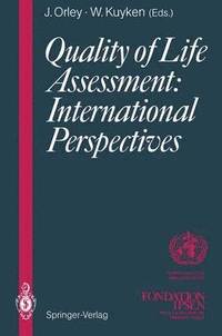 bokomslag Quality of Life Assessment: International Perspectives