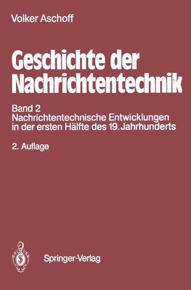 bokomslag Geschichte der Nachrichtentechnik