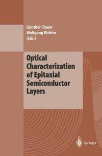bokomslag Optical Characterization of Epitaxial Semiconductor Layers