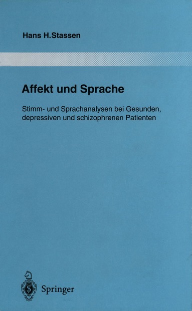 bokomslag Affekt und Sprache