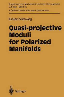 bokomslag Quasi-projective Moduli for Polarized Manifolds