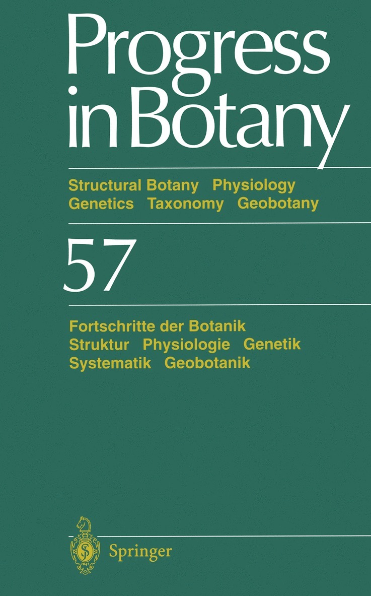 H.-Dietmar Behnke, Ulrich Lüttge, Karl Esser, Joachim W. Kadereit, Michael Runge, H. -Dietmar Behnke - Progress in Botany / Fortschritte der Botanik, Häftad