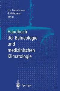 bokomslag Handbuch der Balneologie und medizinischen Klimatologie