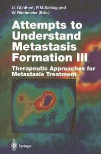 bokomslag Attempts to Understand Metastasis Formation III
