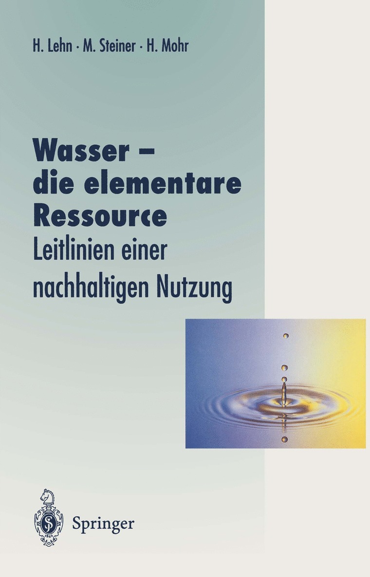 Wasser  die elementare Ressource 1