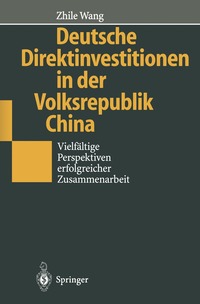 bokomslag Deutsche Direktinvestitionen in der Volksrepublik China