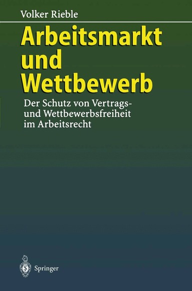 Volker Rieble - Arbeitsmarkt und Wettbewerb, Häftad