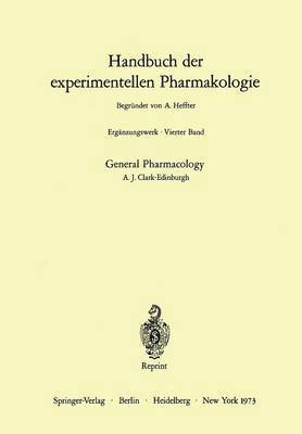 A.J. Clark, Alfred J. Clark - General Pharmacology, Häftad