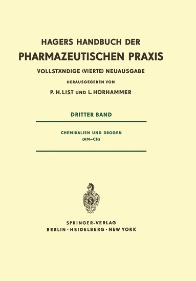 bokomslag Chemikalien und Drogen (Am - Ch)