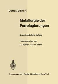 bokomslag Metallurgie der Ferrolegierungen