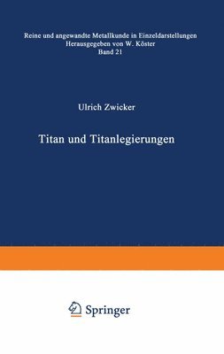 bokomslag Titan und Titanlegierungen