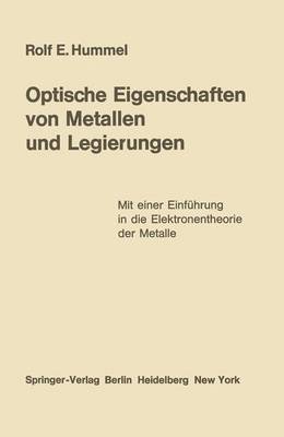 bokomslag Optische Eigenschaften von Metallen und Legierungen