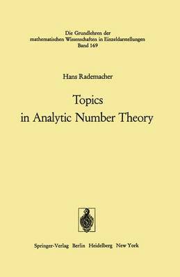 Topics in Analytic Number Theory 1