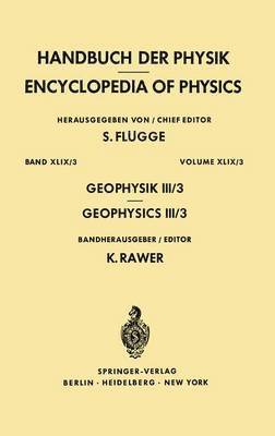 bokomslag Geophysics III/Geophysik III