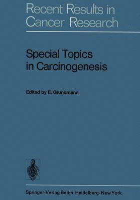 bokomslag Special Topics in Carcinogenesis