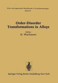 bokomslag Order-Disorder Transformations in Alloys