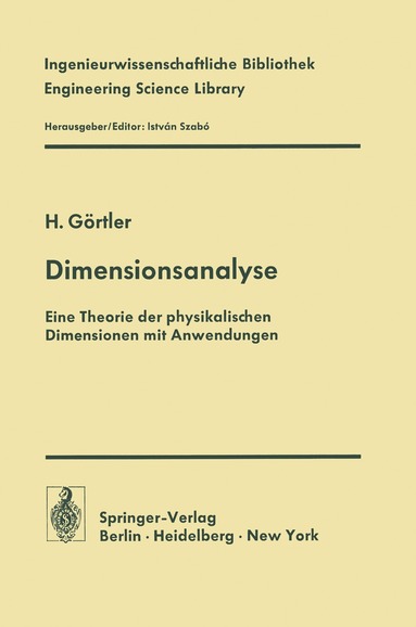 H. Görtler - Dimensionsanalyse, Häftad