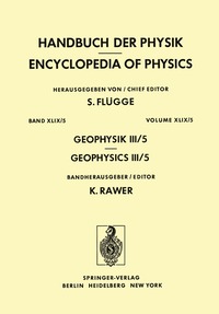 bokomslag Geophysik III / Geophysics III