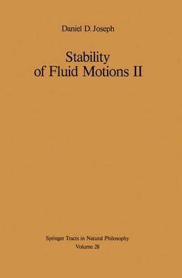 bokomslag Stability of Fluid Motions II