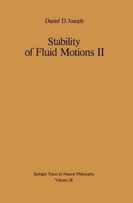 bokomslag Stability of Fluid Motions II