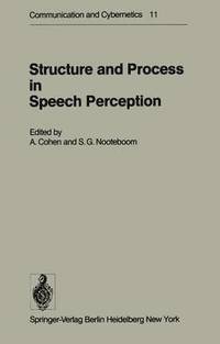 bokomslag Structure and Process in Speech Perception
