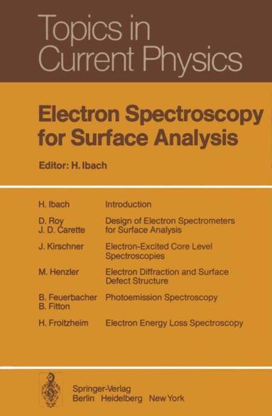 H. Ibach - Electron Spectroscopy for Surface Analysis, Häftad