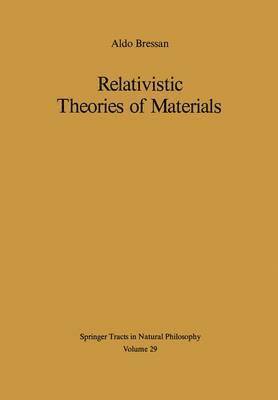 bokomslag Relativistic Theories of Materials