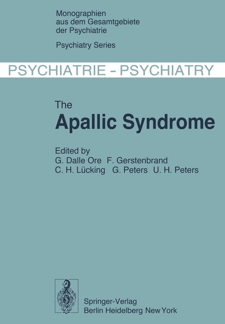 The Apallic Syndrome 1
