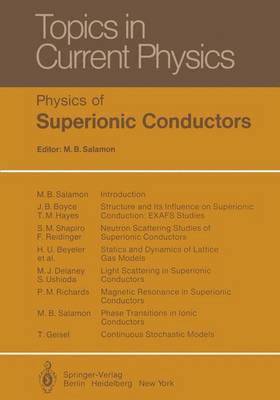 Physics of Superionic Conductors 1