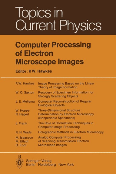 P. W. Hawkes, P. W. Hawkes - Computer Processing of Electron Microscope Images, Häftad
