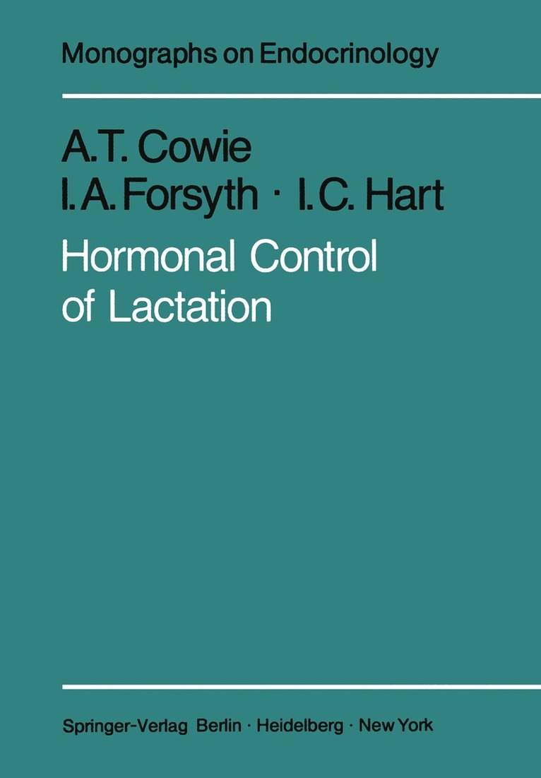 Hormonal Control of Lactation 1