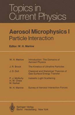 bokomslag Aerosol Microphysics I