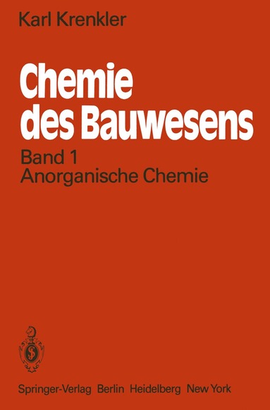 bokomslag Chemie des Bauwesens