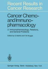 bokomslag Cancer Chemo- and Immunopharmacology