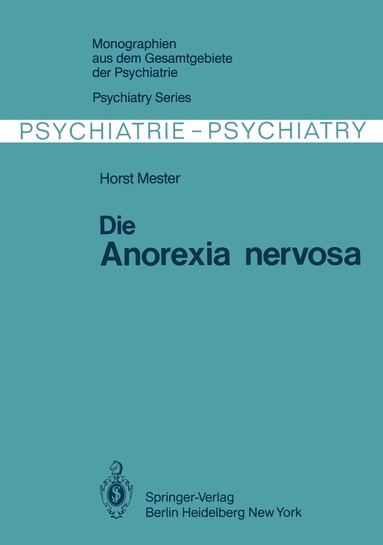 bokomslag Die Anorexia nervosa