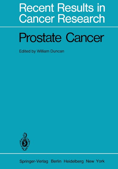 William Duncan - Prostate Cancer, Häftad