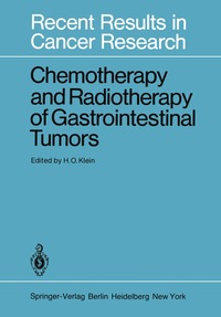 bokomslag Chemotherapy and Radiotherapy of Gastrointestinal Tumors