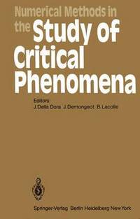 bokomslag Numerical Methods in the Study of Critical Phenomena