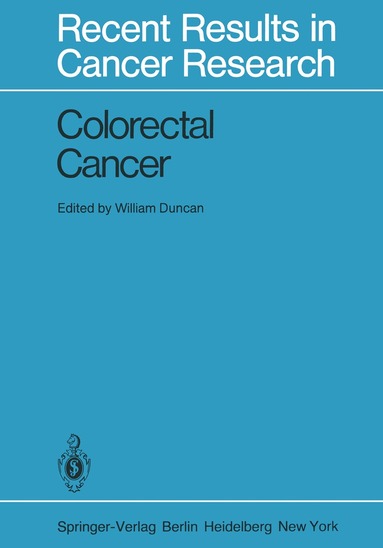 W. Duncan - Colorectal Cancer, Häftad