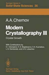 bokomslag Modern Crystallography III